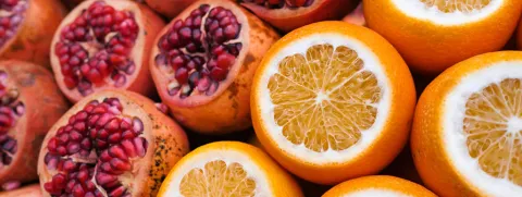 Sinaasappel en granaatappel tegen advanced glycation